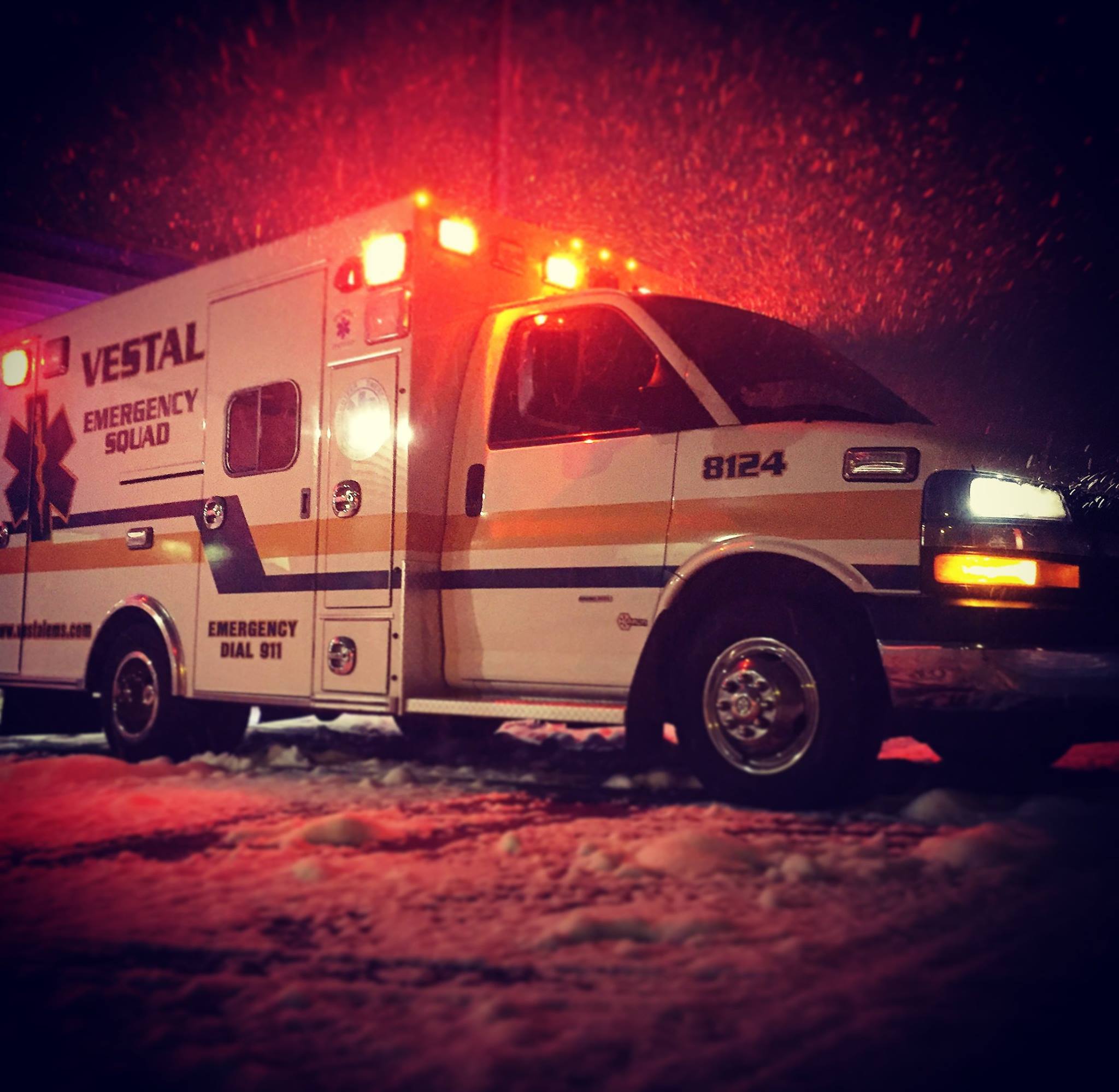 Vestal EMS Office with Apparatus